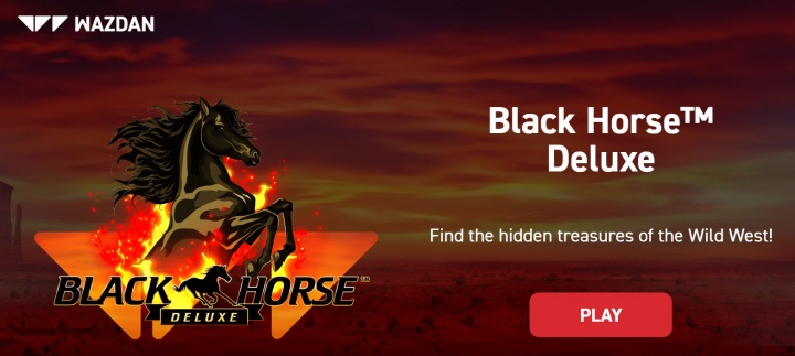 Featured image for “今日の新ゲーム　BLACK HORSE DELUXE – Wazdan”